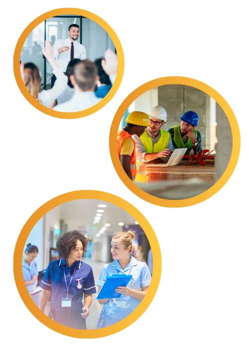 Different industries engaging in cpd.