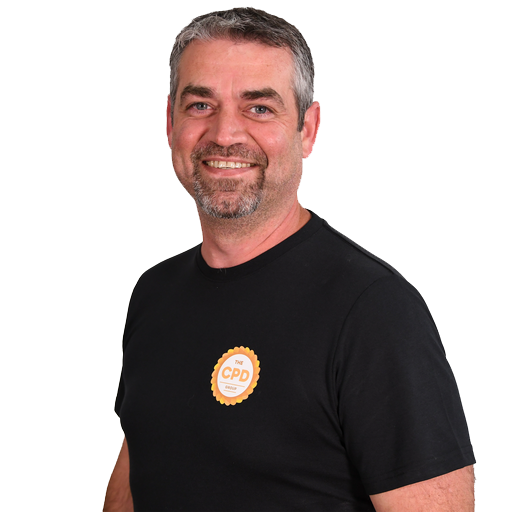 An image of the Chairman of the Advisory Panel, Andy. A headshot of a male smiling with facial hair.